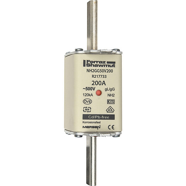 Mersen NH-Sicherungseinsatz SF Gr.2 gG 200A/500V KM NH2GG50V200